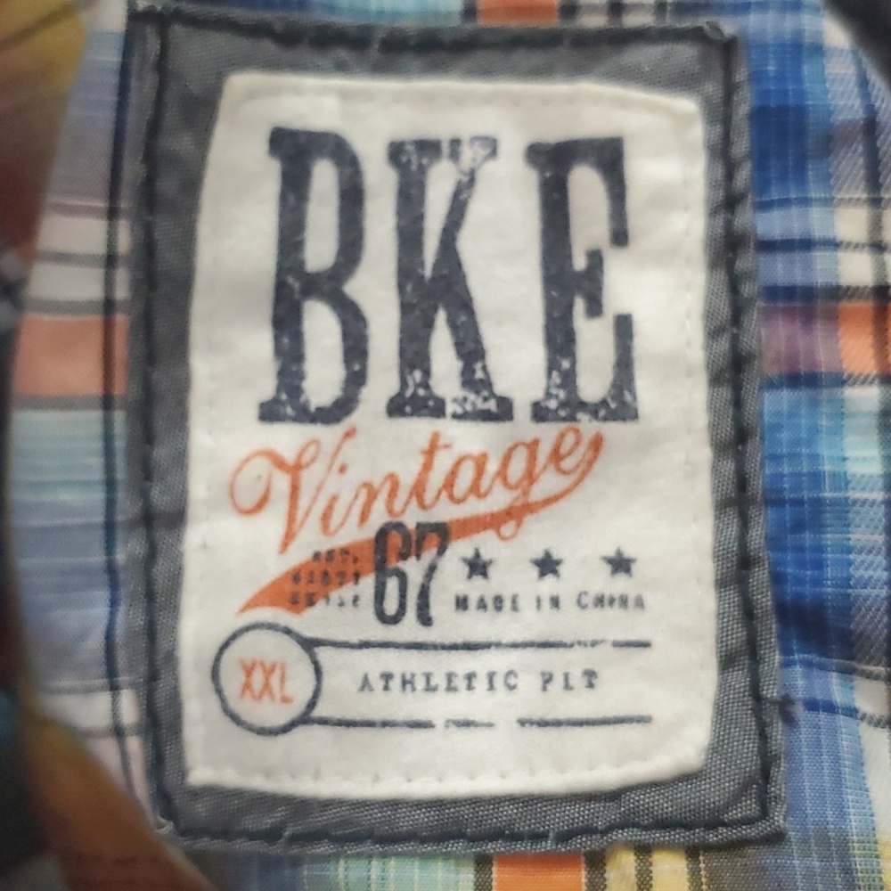 BKE VINTAGE ATHLETIC FIT PEARL SNAPS SIZE 2XL - Picture 5 of 6